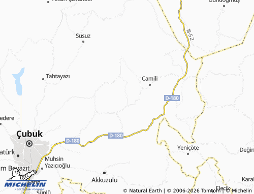 MICHELIN Dedeler map - ViaMichelin