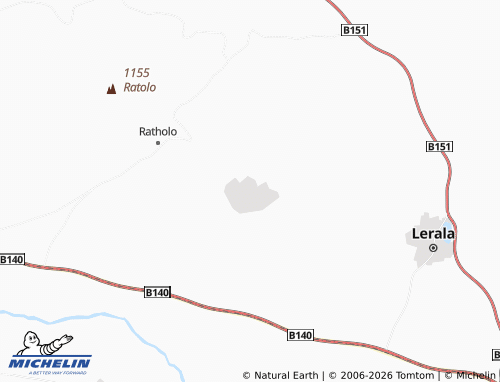 MICHELIN Majwaneng map - ViaMichelin