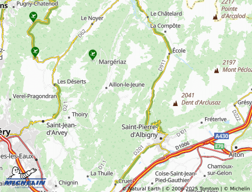 Carte MICHELIN La Correrie - ViaMichelin