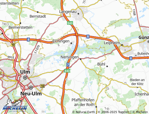 MICHELIN-Landkarte Leibi - ViaMichelin