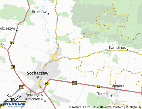 MICHELIN Dzięglewo map - ViaMichelin