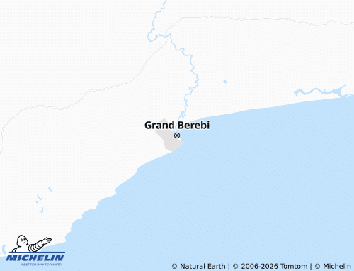 MICHELIN-Landkarte Grand Berebi - ViaMichelin