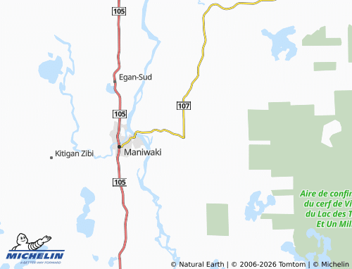 MICHELIN Déléage map - ViaMichelin