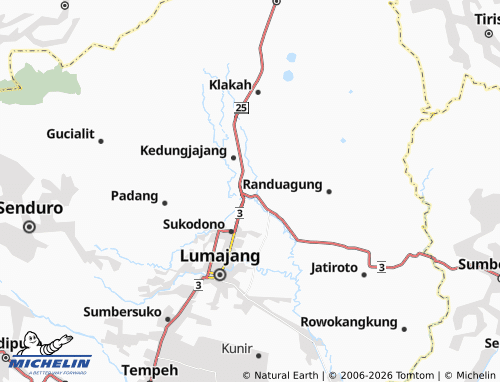 MICHELIN-Landkarte Wonorejo - ViaMichelin