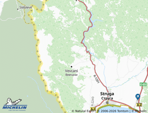 Mapa MICHELIN Podgorci - ViaMichelin