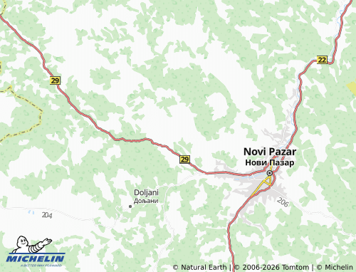 Mapa MICHELIN Sitniče - ViaMichelin