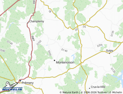 Carte MICHELIN Champlin - ViaMichelin