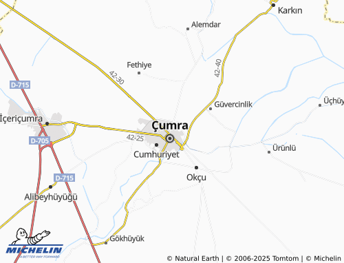 MICHELIN Baraj map - ViaMichelin