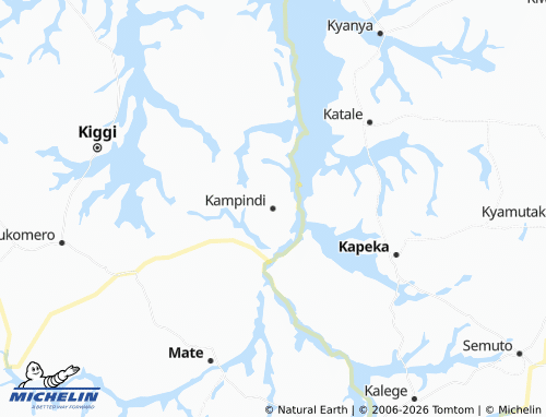 Mapa MICHELIN Kampindi - ViaMichelin