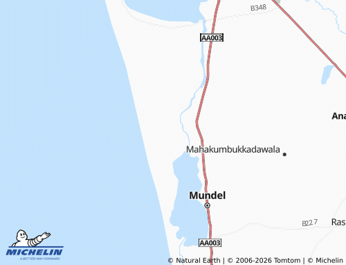 Mappa MICHELIN Perukkuvattan - ViaMichelin