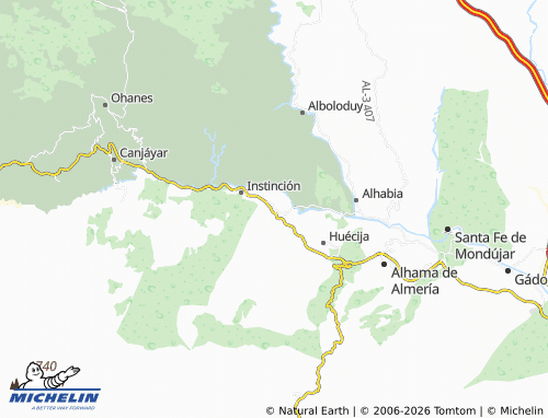 MICHELIN Íllar map - ViaMichelin