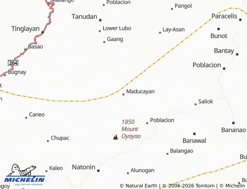 MICHELIN Maducayan map - ViaMichelin