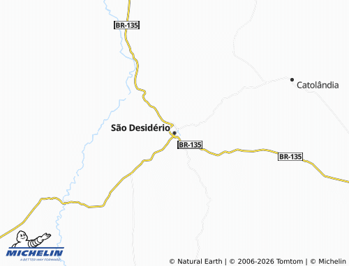 Mapa MICHELIN São Desidério - ViaMichelin