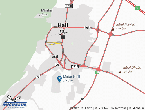 MICHELIN-Landkarte al-Samra' - ViaMichelin