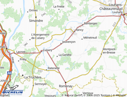Kaart MICHELIN Pirey - ViaMichelin