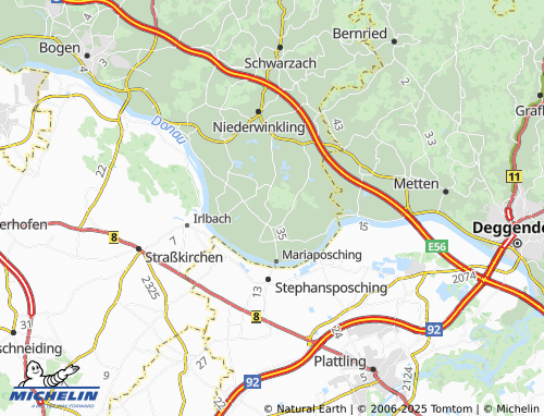 MICHELIN-Landkarte Draht - ViaMichelin
