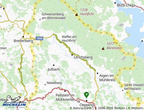 Mappa MICHELIN Ulrichsberg - ViaMichelin