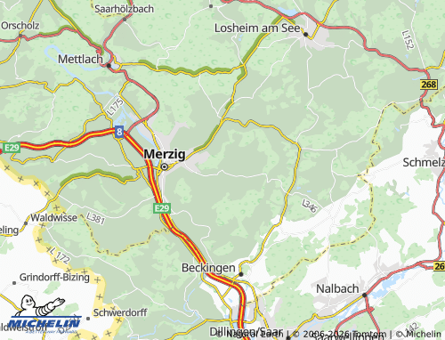 MICHELIN Merchingen map - ViaMichelin