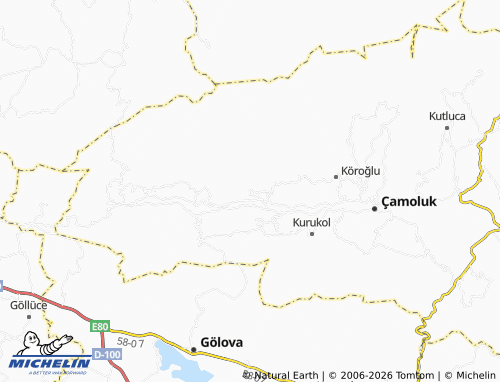 MICHELIN Eğnir map - ViaMichelin