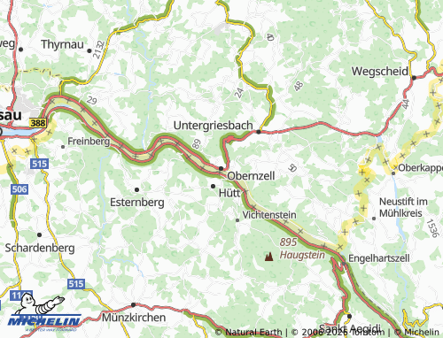 Mappa MICHELIN Obernzell - ViaMichelin