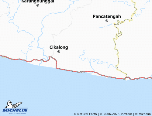 MICHELIN Cikadu map - ViaMichelin