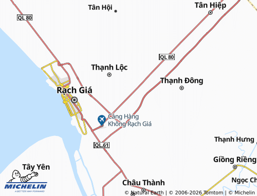 Mapa MICHELIN Mong Thọ B - ViaMichelin