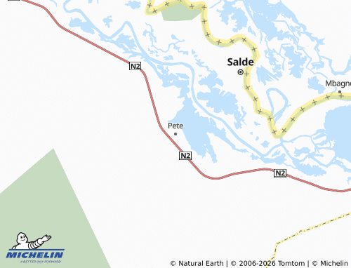 MICHELIN Pete map - ViaMichelin