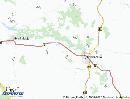 MICHELIN Leeli map - ViaMichelin