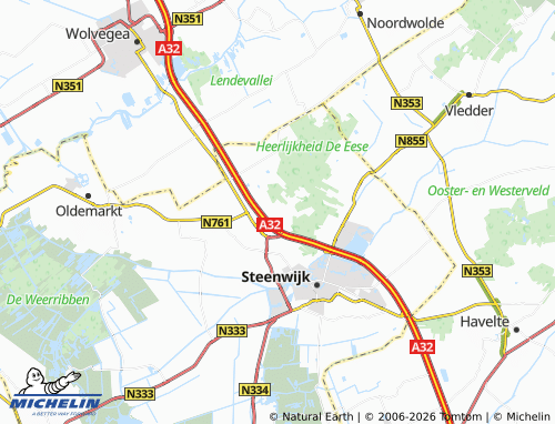 MICHELIN Baars map - ViaMichelin