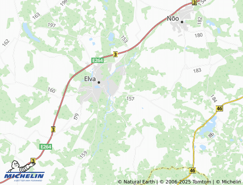MICHELIN Uuta map - ViaMichelin