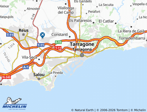 MICHELIN Icomar map - ViaMichelin