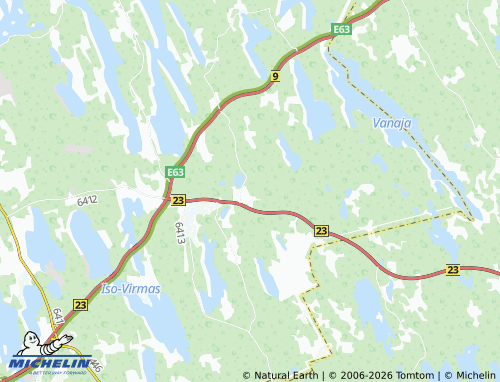 MICHELIN Kankainen map - ViaMichelin