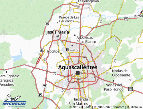 Carte MICHELIN Los Bosques - ViaMichelin