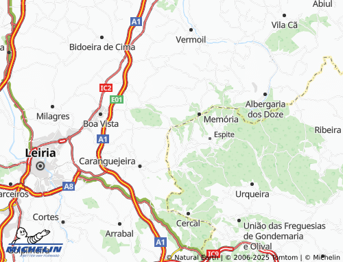 Mapa MICHELIN Lagoa da Pedra - ViaMichelin