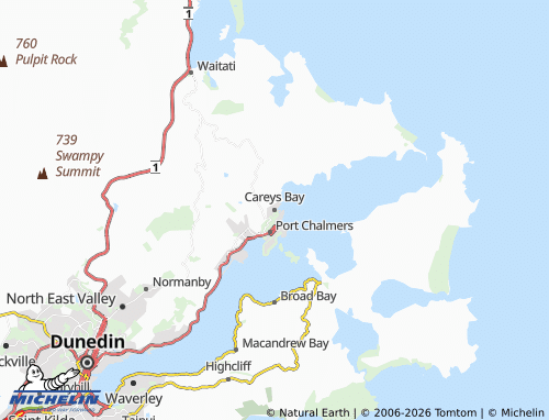 Mapa MICHELIN Careys Bay - ViaMichelin
