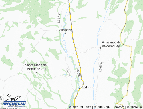 MICHELIN Villacerán map - ViaMichelin