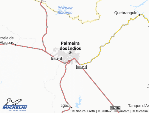 Mapa MICHELIN São Francisco - ViaMichelin