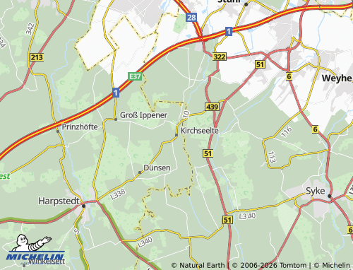 MICHELIN Kirchseelte map - ViaMichelin
