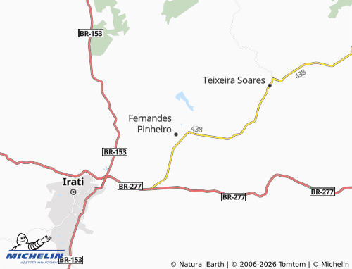 MICHELIN Fernandes Pinheiro map - ViaMichelin