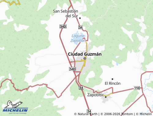 Mapa MICHELIN Flores Magón - ViaMichelin