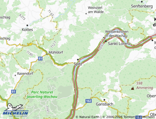 MICHELIN Spitz map - ViaMichelin