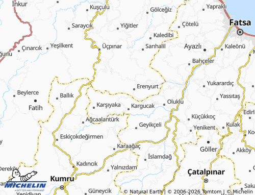 MICHELIN Hatipli map - ViaMichelin