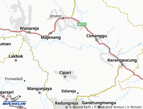 MICHELIN Sidasari map - ViaMichelin