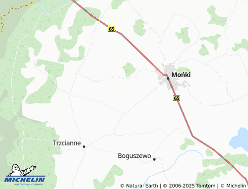 MICHELIN Wojszki map - ViaMichelin