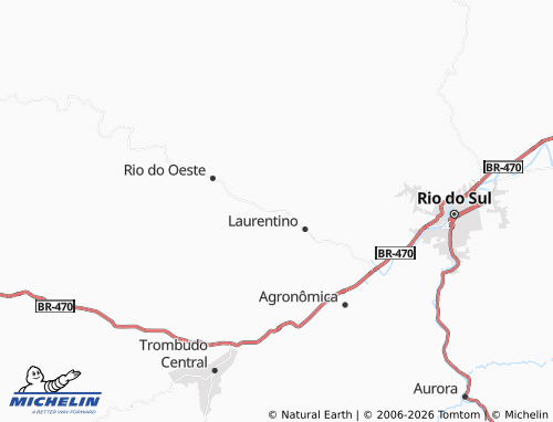 MICHELIN Barra Seca map - ViaMichelin