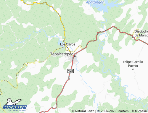 MICHELIN Centro map - ViaMichelin