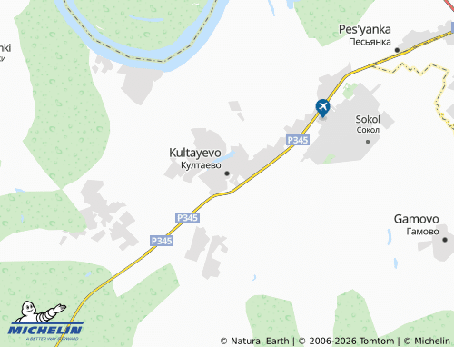 MICHELIN-Landkarte Kultayevo - ViaMichelin
