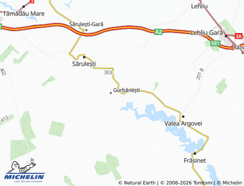 Mappa MICHELIN Coțofanca - ViaMichelin