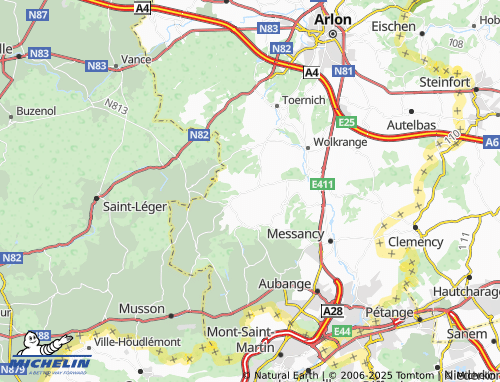 MICHELIN Habergy map - ViaMichelin