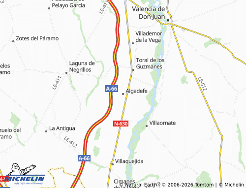 Mapa MICHELIN Algadefe - ViaMichelin